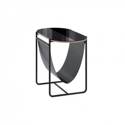 Стол журнальный Тип 9 ЛД 451.210.000 Чёрный Камень Пьетро чёрный_0