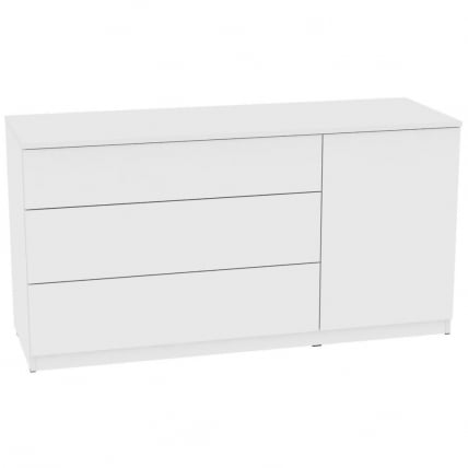 Комод Калисто(K47)699х1352х468PUSHtoOPEN(Белый)_0