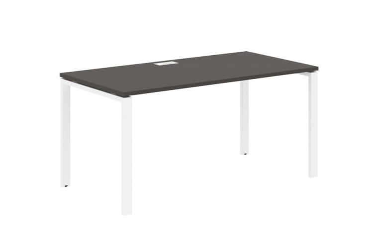 Стол письменный EDIS EUST 1580 Мокко Белый_0