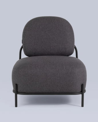 Кресло Стоун 1 рогожка Темно-серый_9