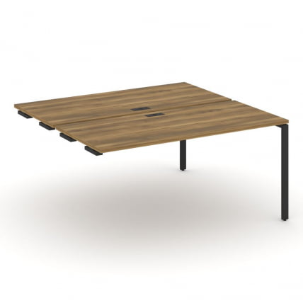 Двойной стол-приставка к опорным тумбам/шкафам CONCEPT CN.DSPR-004 Сандал Янтарный Черный_0