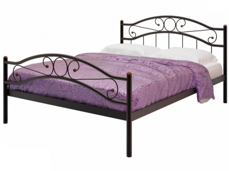 Кровать Надежда plus 1600х1900 Коричневая_0