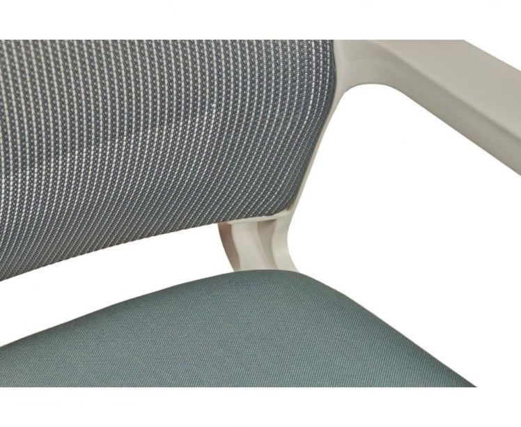 Кресло офисное Бит белый пластик Серый_4