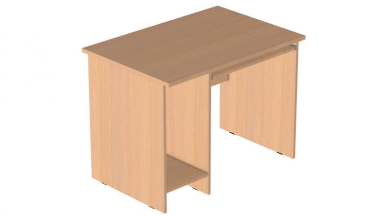 Стол компьютерный Р.СК-10 Дуб Сонома светлый_0