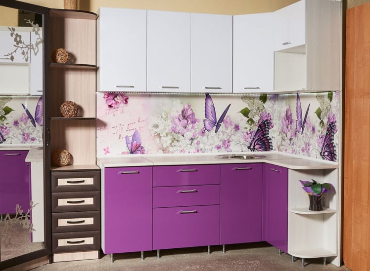 Глянцевый фартук (МДФ) AG 08_3