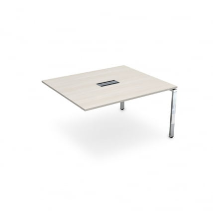 Стол системы БЭНЧ, переговорный, конечный GLOSS LINE НСПК-П.927 Ivory_0