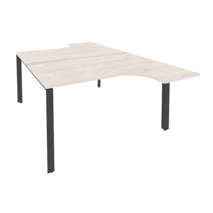 Рабочая станция на П-образном м/к ONIX O.MP-D.SA-3 Денвер Светлый/Антрацит_0