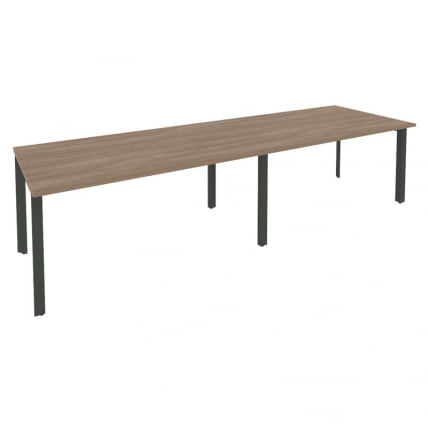 Стол переговорный (2 столешницы) ONIX O.MP-PRG-2.4 Дуб Аризона/Антрацит_0