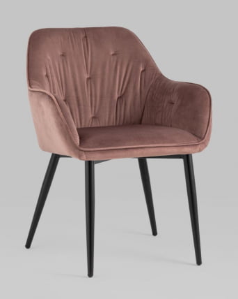 Стул Алекса велюр Пыльно-розовый_8