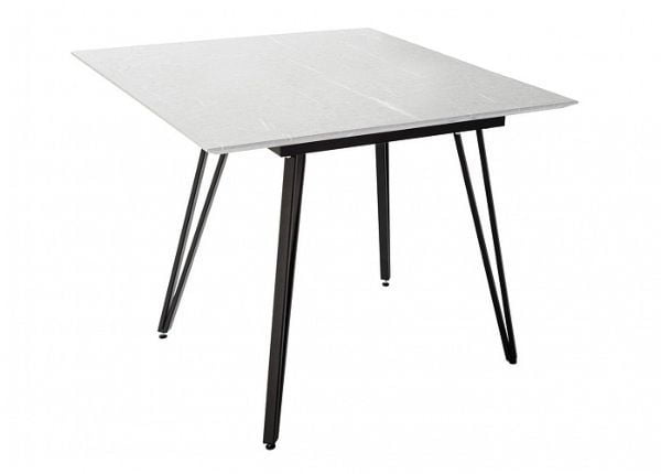 Стол Диего 860*860 мрамор Бианко со скосом_0