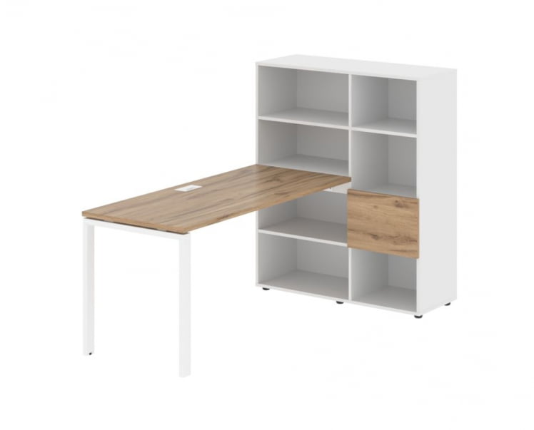 Рабочая станция EDIS EURST 1115 Дуб Денвер светлый Белый Белый_0