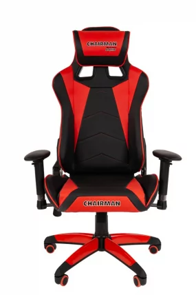 Кресло геймерское CHAIRMAN GAME 44 Черный-красный_1
