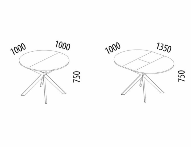 Обеденный стол Орфей 49.1 Урбан Милк_8