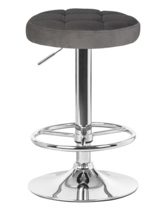 Табурет барный DOBRIN BRUNO (серый велюр (MJ9-75)) 2 шт_1