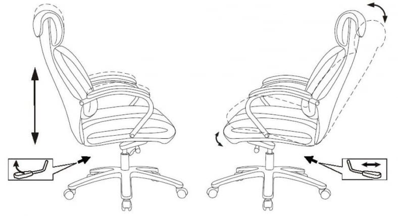 Кресло руководителя Бюрократ T-9904NSL светло-коричневый Leather Eichel_5