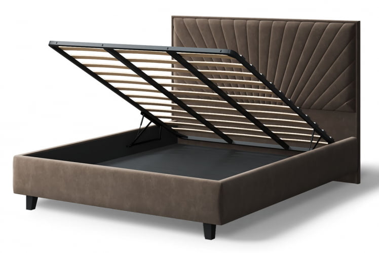 Кровать Леона, 2000 x 1400 мм, коричневый_3