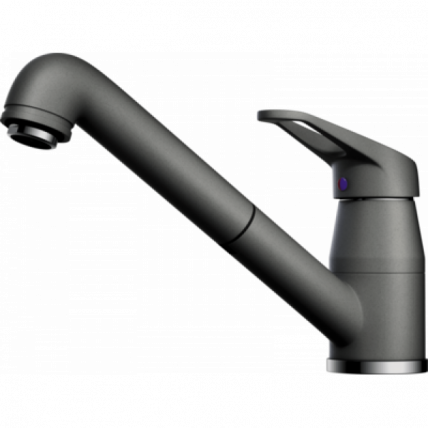 Смеситель Omoikiri Tateyama-S-Pl/Латунь/Гранит/Платина_0