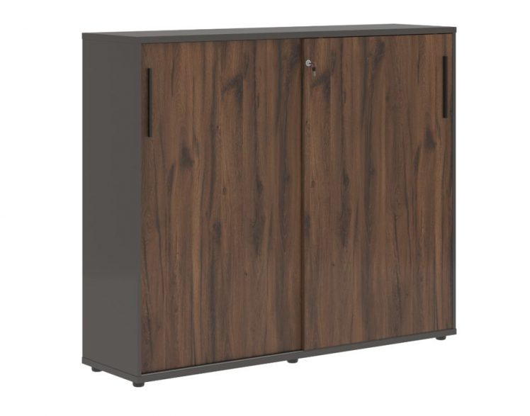 Шкаф с дверьми-купе EDIS EMC 1643 Дуб Денвер темный Черный Мокко_0