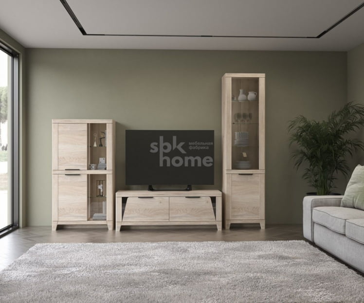 Тумба  ТВ, Юта (1400*477*500) Дуб Мария, 31712 _2