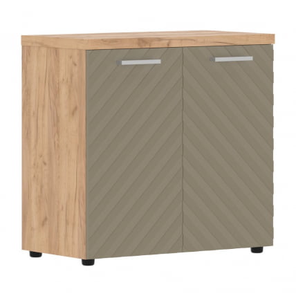 Шкаф с глухими малыми дверьми и топом Torr LUX TLLC 85.1 Дуб Бофорд Капучино_0