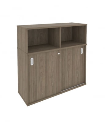 Шкаф-купе приставной Metal System Б.ШК-3 Вяз/Серый_0