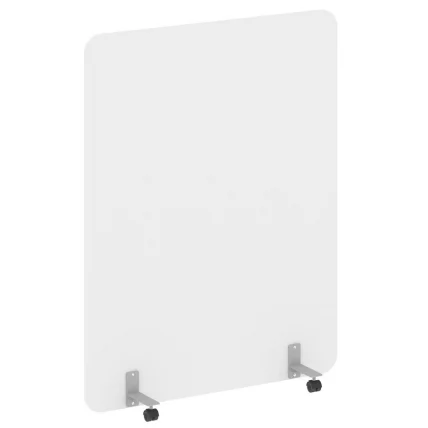 Перегородка на металлических опорах, на роликах R-line DP.R-140-180 Белый Бриллиант_0