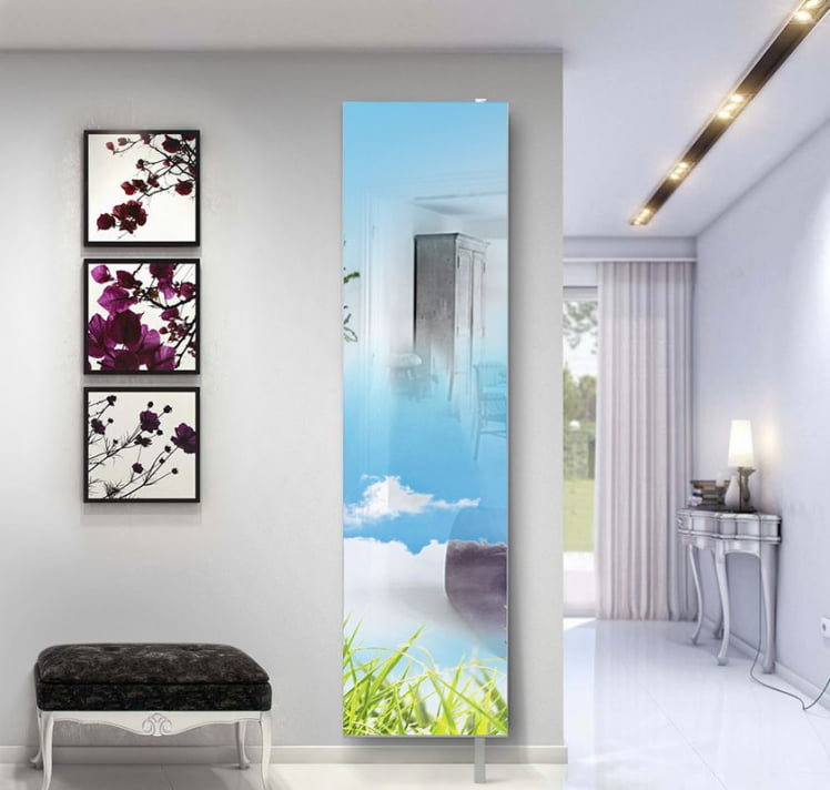 Поворотный зеркальный шкаф Драйв Шелф Арт (правый) Венге_9