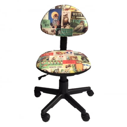 Детское компьютерное кресло LB-C02 [Совы зеленый]_0