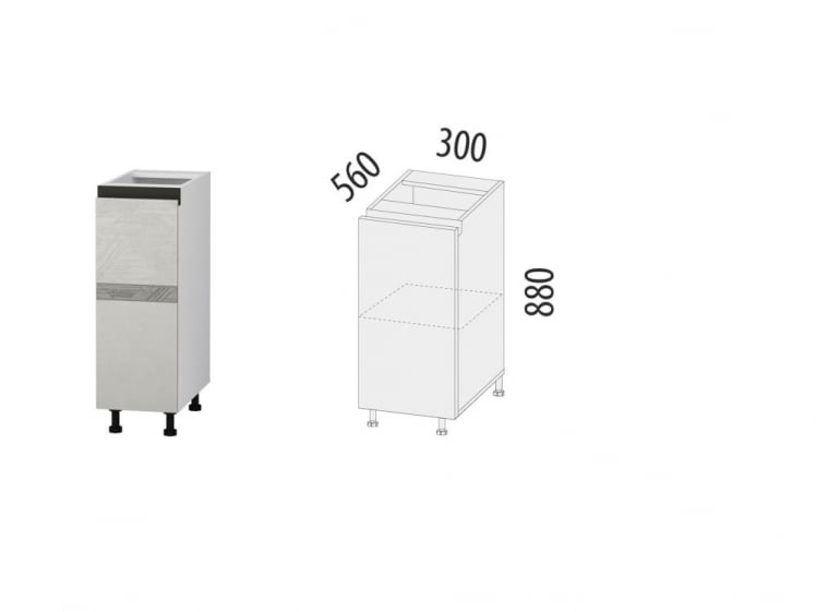 Напольный шкаф (лев/прав) Бостон 104.55_3