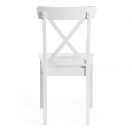 Стул Retro дерево гевея, МДФ, 44,3 x 55 x 89 x SH45см, Белый (White)_3