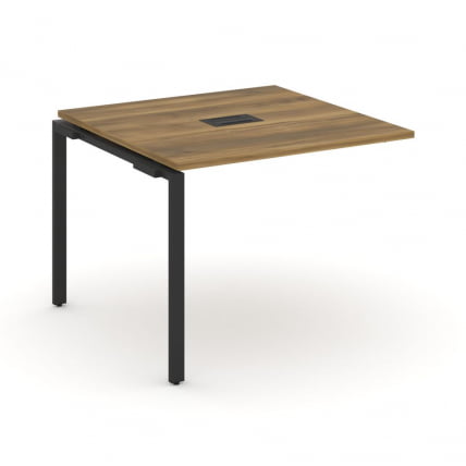 Проходной наборный элемент переговорного стола CONCEPT CN.NPRG-011 Сандал Янтарный Черный_0