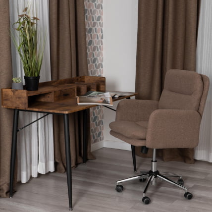 Кресло Dover хром букле, коричневый, barni cocoa_10