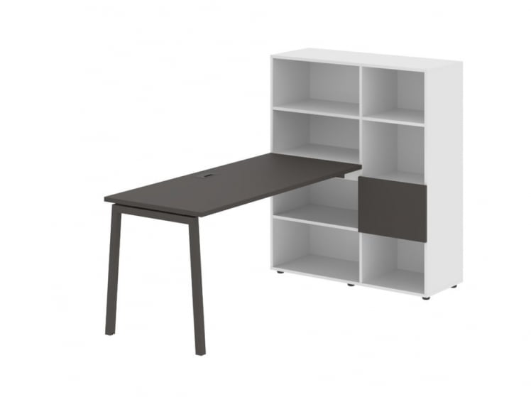 Рабочая станция EDIS ELRST 1115 Ясень Траун Мокко Белый_0