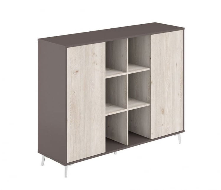 Шкаф средний с нишей Sirio SR.303.WF.DN.DN Вольфрам Дуб Тоскана_0