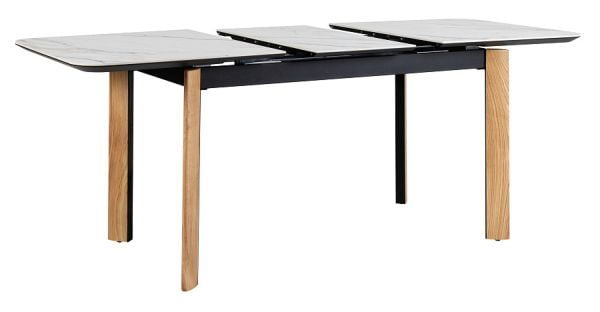 Стол раздвижной Combi Ceramic 120-150 Automatic Natur//Light marble_1