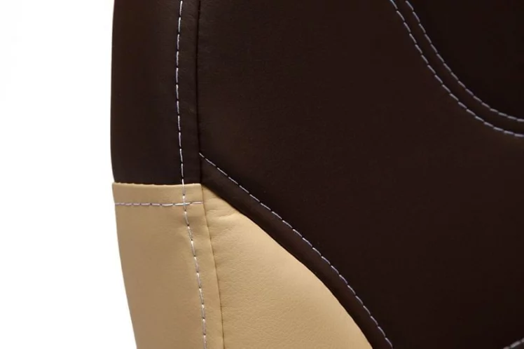Кресло руководителя Twister коричневый+бежевый_6