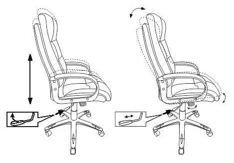 Кресло руководителя Бюрократ CH-824/BLACK_4