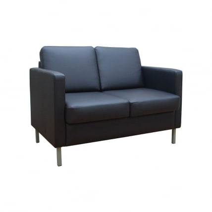 Диван офисный двойной Эндер Черный Ecotex 3001_0