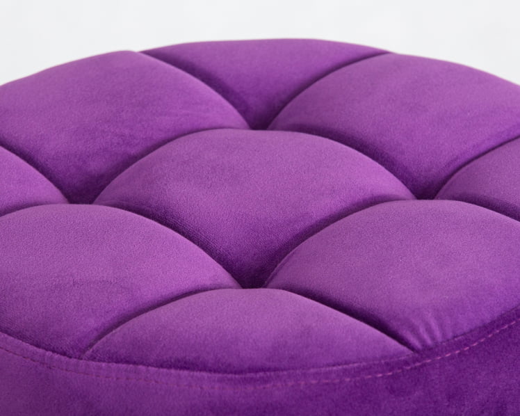 Табурет барный DOBRIN BRUNO BLACK велюр Фиолетовый MJ9-58_3