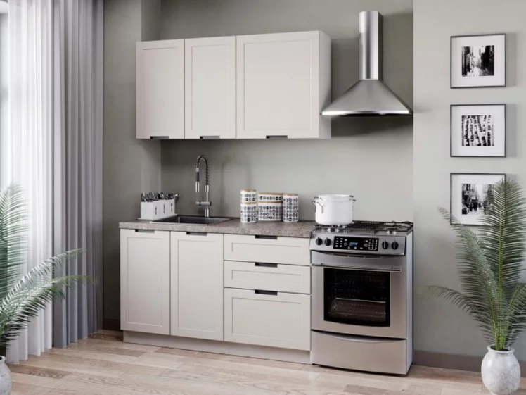 Шкаф для посуды 600 с 4 дверями Джамис ЛД 296.470.000.115 Белый Кашмир_2