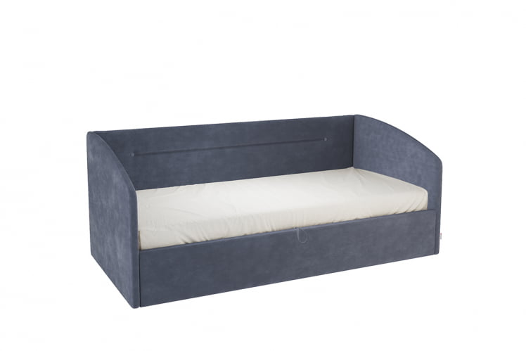 Кровать  0.9 Альба (Софа) КМ.S-16 топаз (велюр)_0