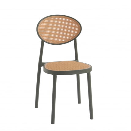 Стул Junie пластиковый зеленый_1