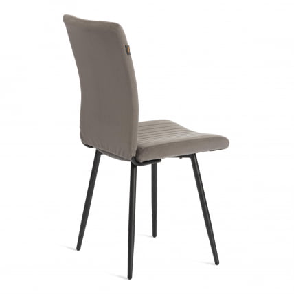 Стул обеденный Monte Carlo разборный, ткань велюр, 45х55х97, серый/черный, (Porsche 9)_2