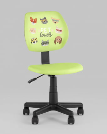 Кресло компьютерное детское ЛОЛО Pet Lover зеленый_6