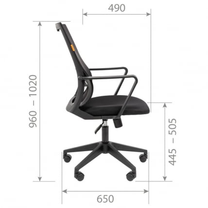 Кресло руководителя Chairman 545 БП Черный_5