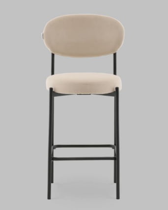 Стул Полубарный Бриф DD ПБ велюр бежевый_2