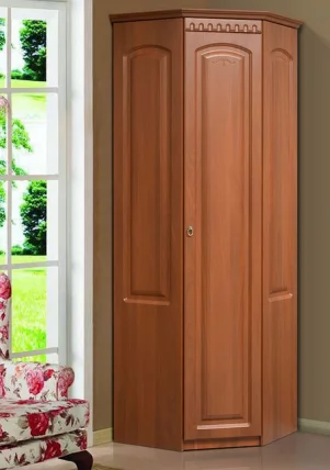 Шкаф угловой Гармония-4 (Итальянский орех)_0