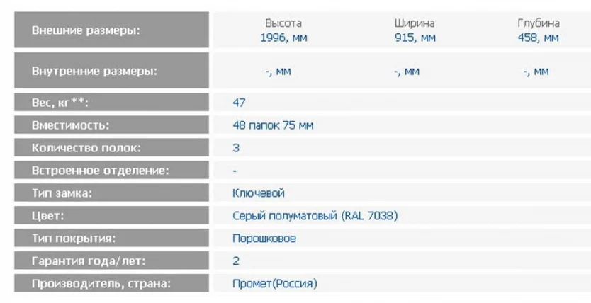 Стальной шкаф АМ 2091_1