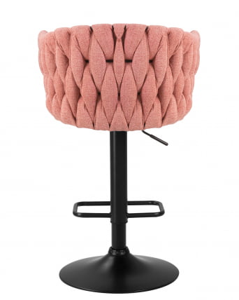 Стул барный DOBRIN LEON Розовая ткань LAR 275-10_4