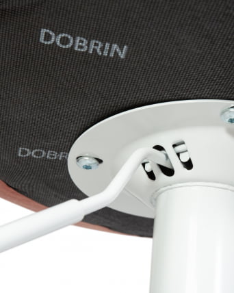 Стул барный DOBRIN TAILOR WHITE Пудрово-розовый велюр MJ9-32_8